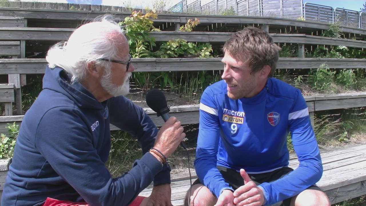 Håvard Storbæk før kampen mot Sogndal.mp4